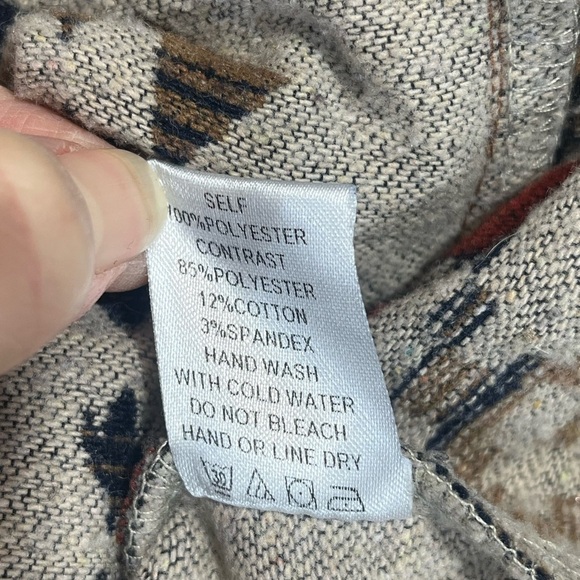 143 Story By Line Up Aztec Tribal Shacket Corduroy Western Button Down Size 2X - Picture 11 of 11